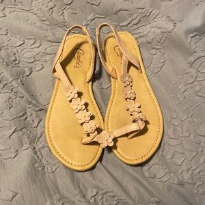 Candies tan wrap sandal
